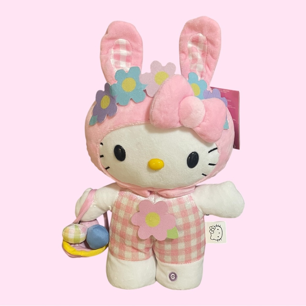 Hello Kitty Pink Easter Bunny Side Stepper